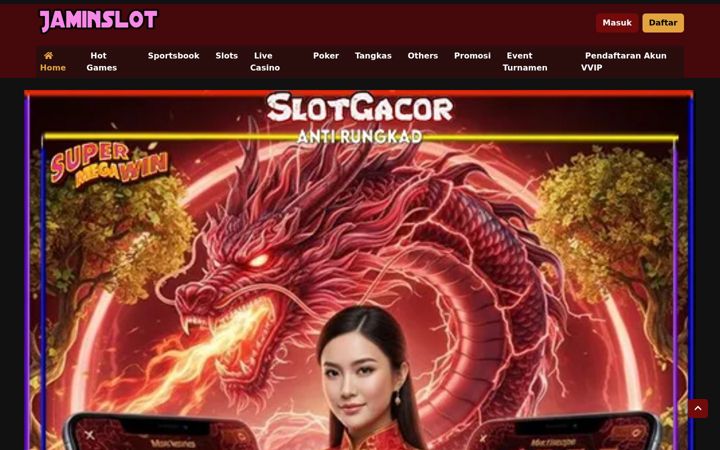 Screenshot of jaminslot.net