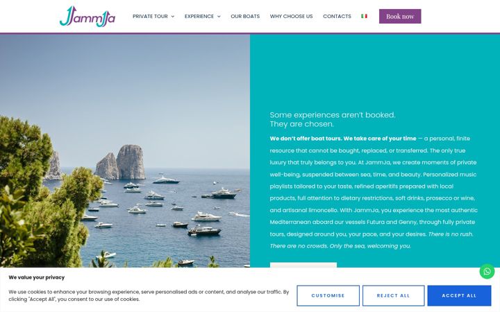 Screenshot of jamm-ja.it