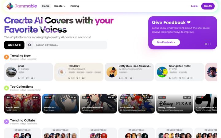 Screenshot of jammable.com