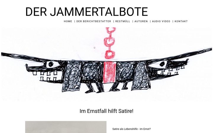 Screenshot of jammertalbote.de