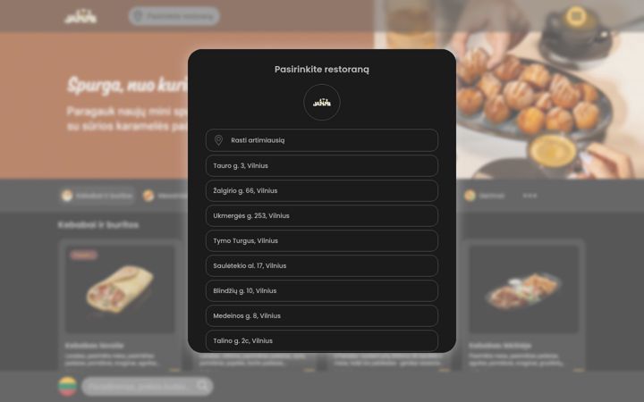 Screenshot of jammi.lt