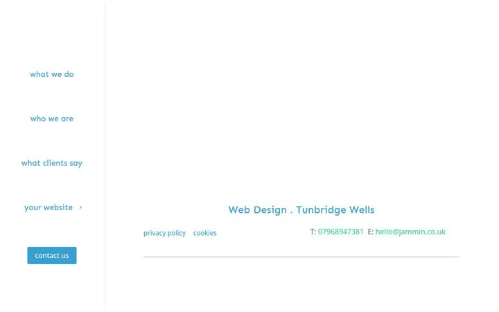 Screenshot of jammin.co.uk