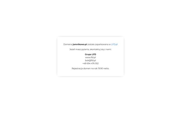 Screenshot of jamnikowo.pl