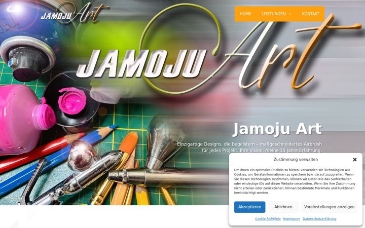 Screenshot of jamoju-art.de