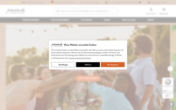 Screenshot of jamon.de