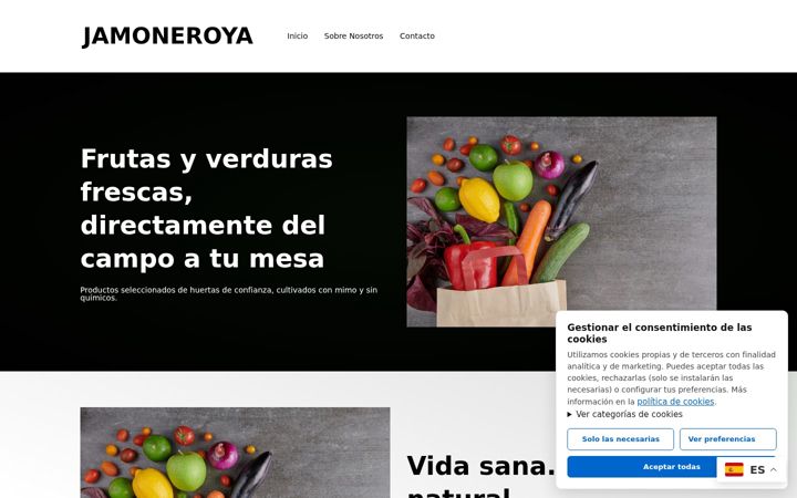 Screenshot of jamoneroya.com