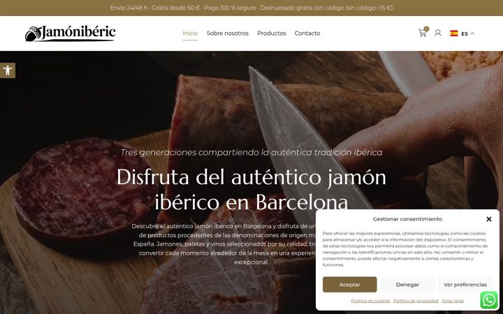 Screenshot of jamoniberic.com