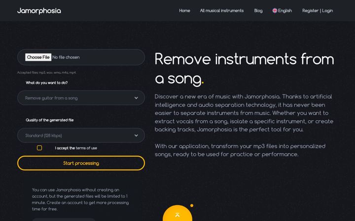 Screenshot of jamorphosia.com
