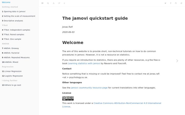 Screenshot of jamoviguide.com