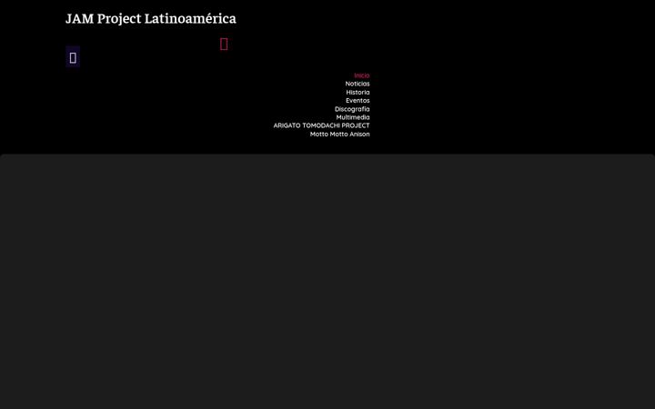 Screenshot of jamprojectlatam.com