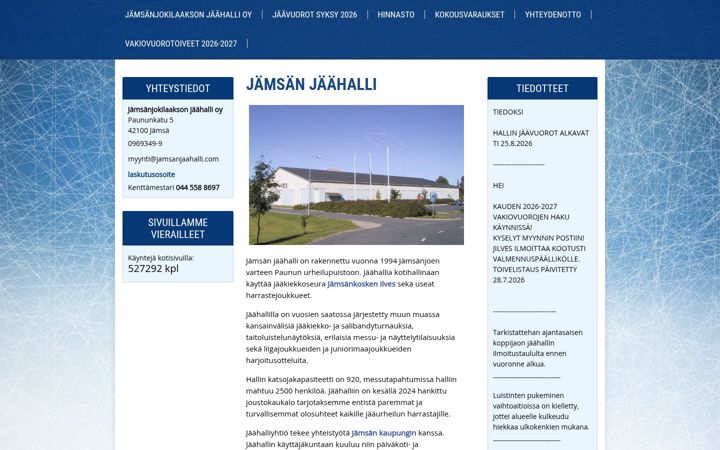 Screenshot of jamsanjaahalli.com