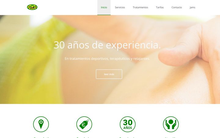 Screenshot of jamstumasajista.com