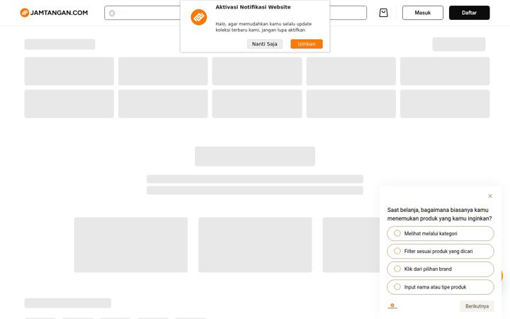 Screenshot of jamtangan.com