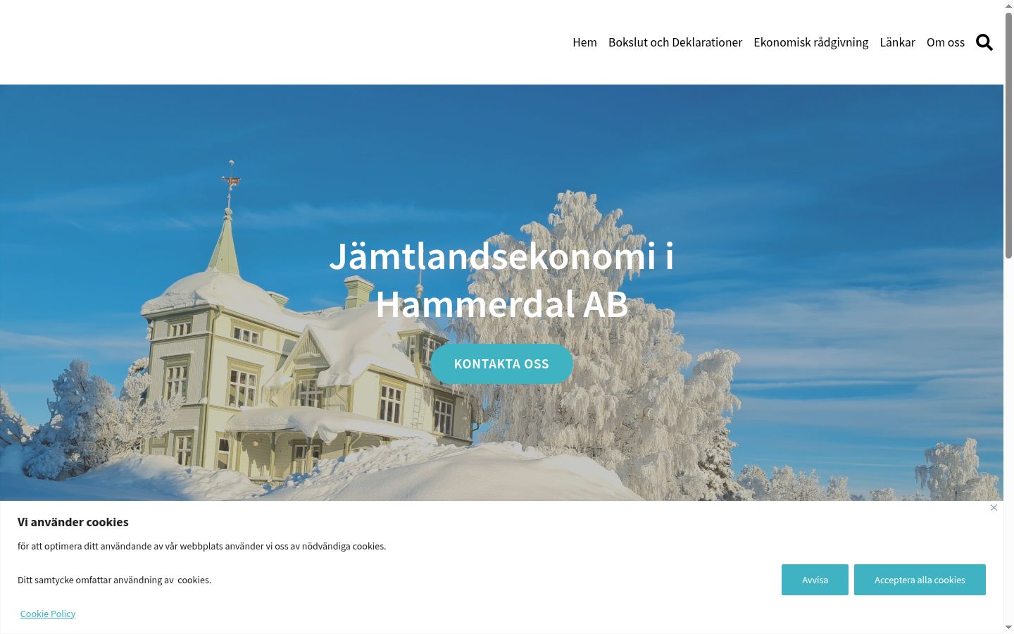 Screenshot des Einwilligungsbanners vor jeglicher Interaktion