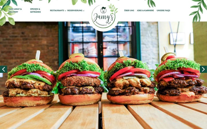 Screenshot of jamysburger.de