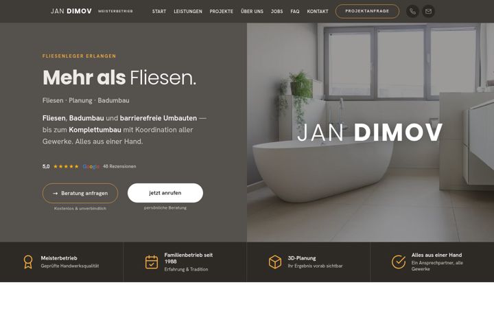 Screenshot of jan-dimov.de