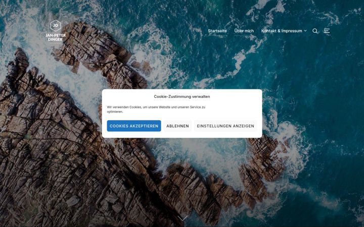 Screenshot of jan-dinger.de