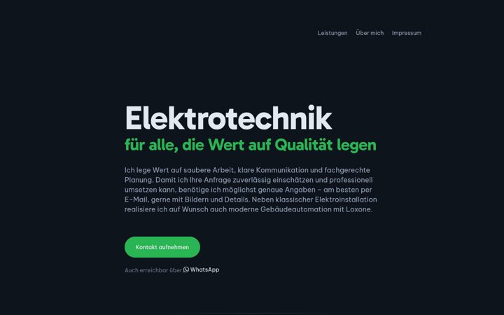 Screenshot of jan-elektrotechnik.de