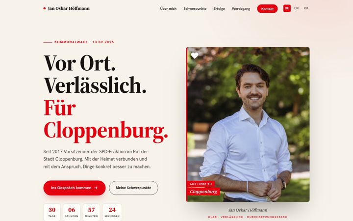 Screenshot of jan-hoeffmann.de