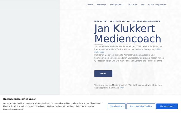 Screenshot of jan-klukkert.com