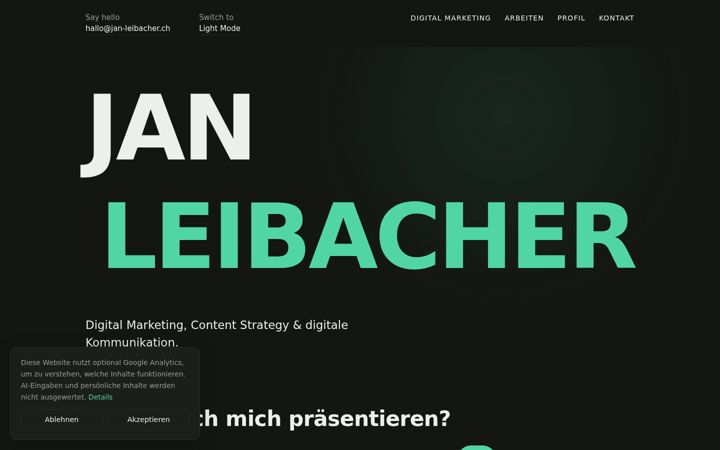 Screenshot of jan-leibacher.ch