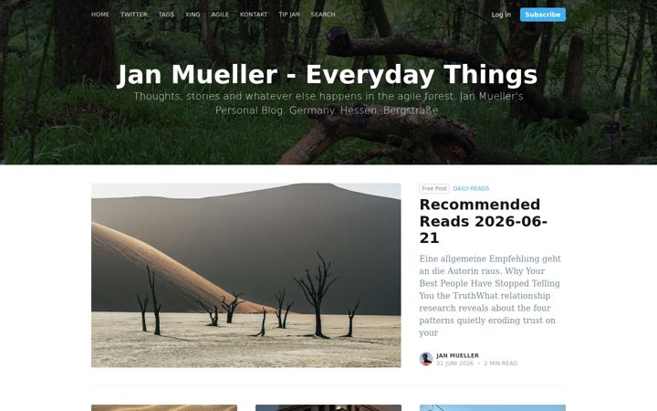 Screenshot of jan-mueller.com