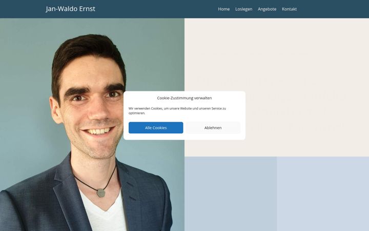 Screenshot of jan-waldo.com
