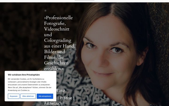 Screenshot of jana-maenz.de