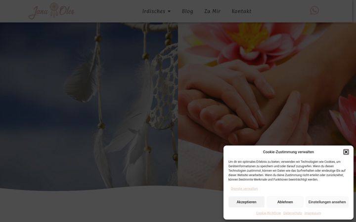 Screenshot of jana-oles.de