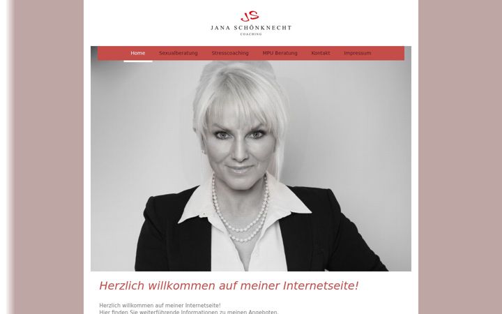 Screenshot of jana-schoenknecht.de