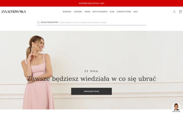 Screenshot von janachowska.pl