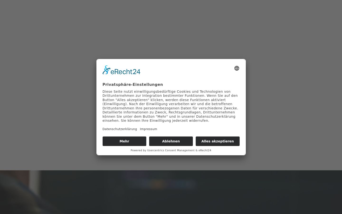 Screenshot tal-banner tal-kunsens muri qabel kwalunkwe interazzjoni