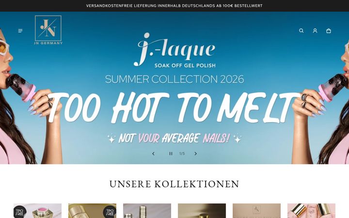 Screenshot of jananails-germany.de