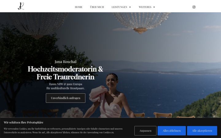 Screenshot of janaroschal.de