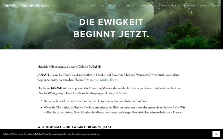 Screenshot of janash.org