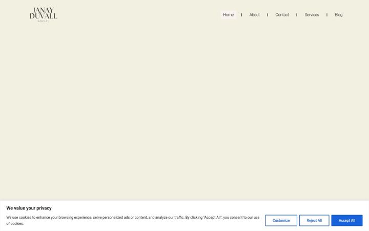 Screenshot of janayduvallsocial.com