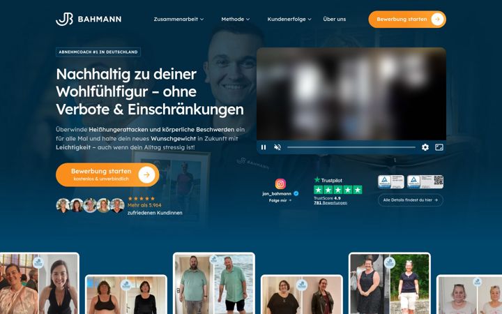 Screenshot of janbahmann.de