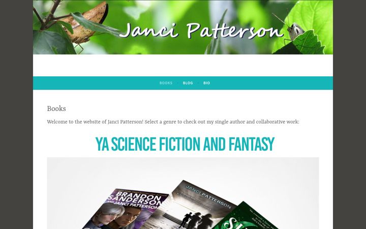 Screenshot of jancipatterson.com