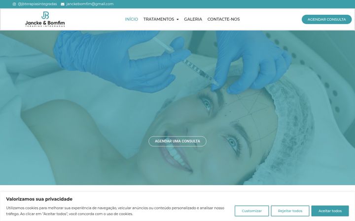 Screenshot of janckebomfim.com
