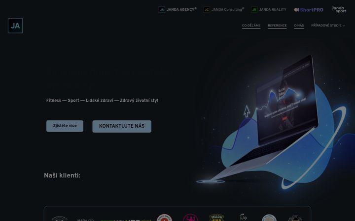 Screenshot of jandaagency.cz