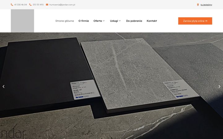 Screenshot of jandar.com.pl