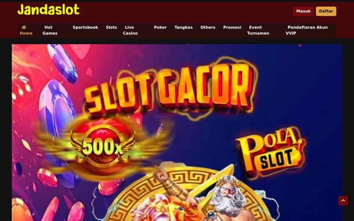 Screenshot of jandaslots.com