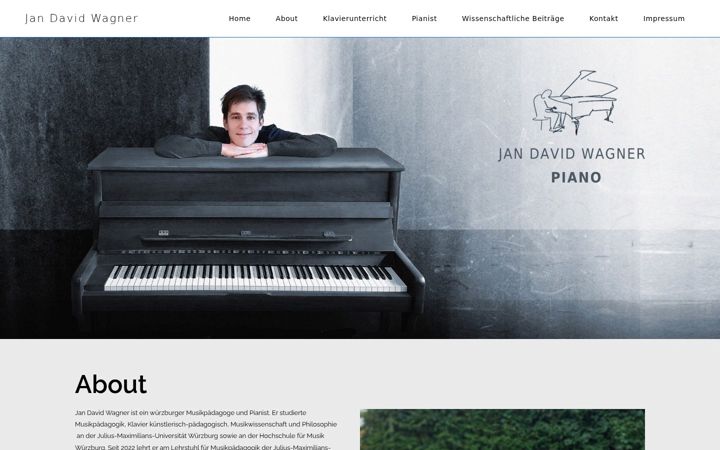 Screenshot of jandavidwagner.de
