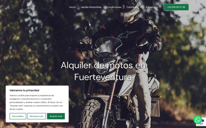 Screenshot of jandiamotorbike.com