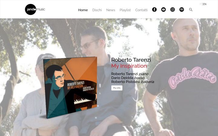 Screenshot of jandomusic.com