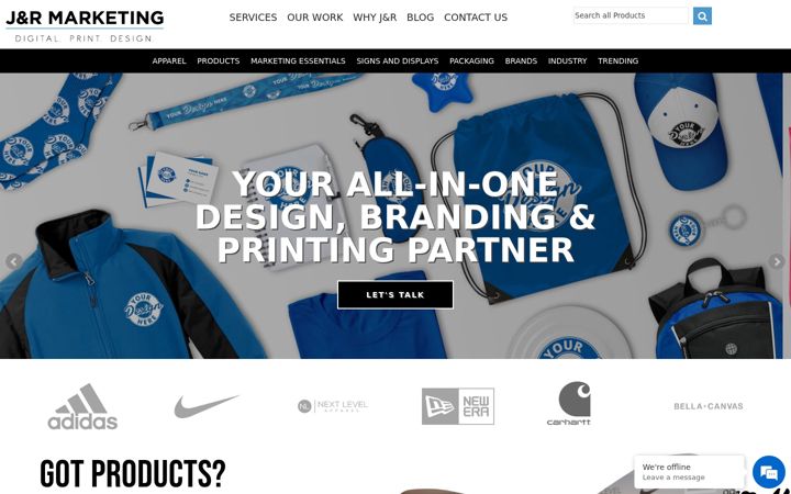 Screenshot of jandrprint.com