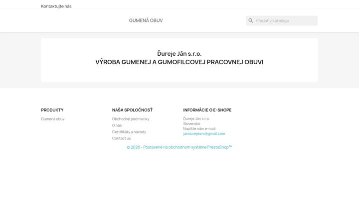 Screenshot of jandureje.sk