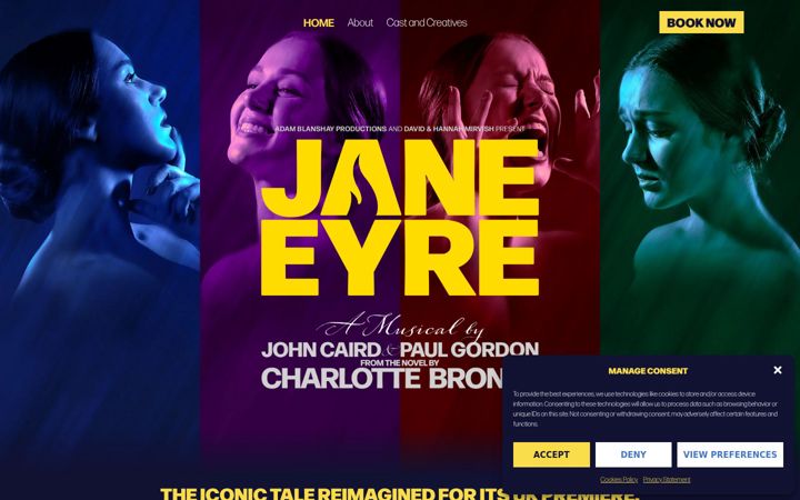 Screenshot of janeeyreonstage.com