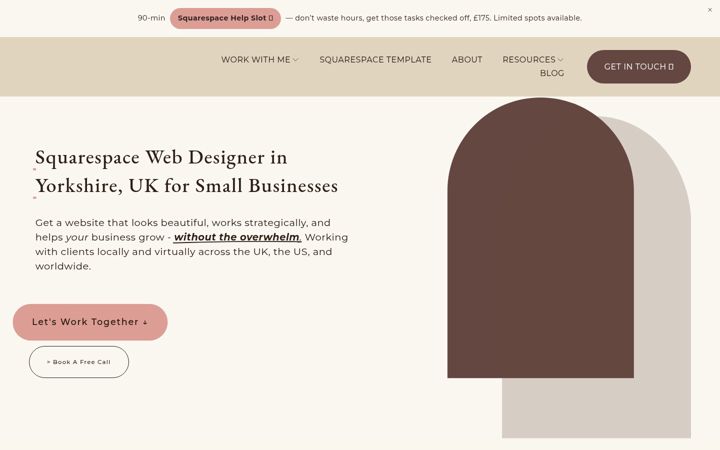Screenshot of janehinchliffe.com