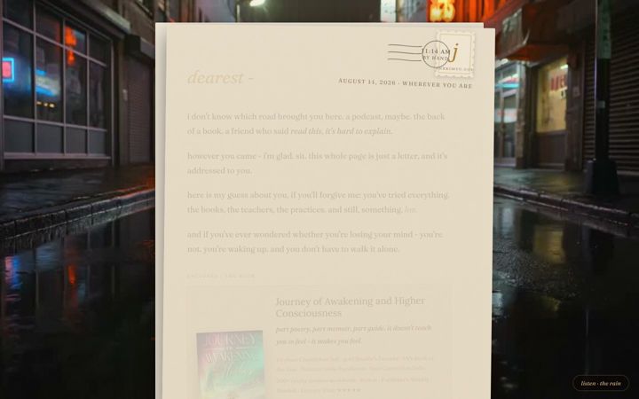 Screenshot of janekimyu.com